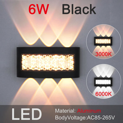 New Aluminum Waterproof LED Light 4W/6W/8W Wall Light Effect Light Staircase Light Bed Light