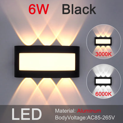 New Aluminum Waterproof LED Light 4W/6W/8W Wall Light Effect Light Staircase Light Bed Light