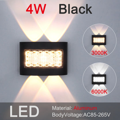 New Aluminum Waterproof LED Light 4W/6W/8W Wall Light Effect Light Staircase Light Bed Light